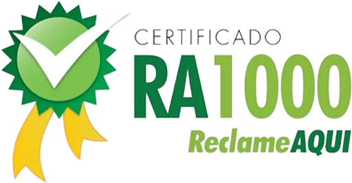 Selo Reclame Aqui 1000
